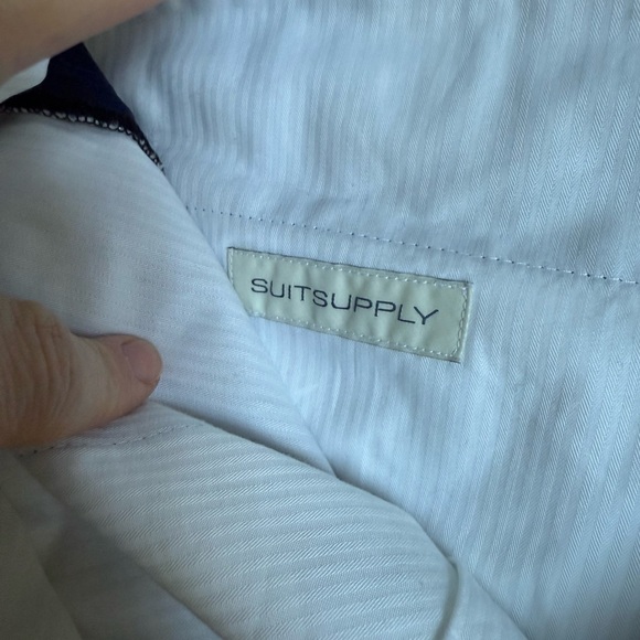 Suit Supply Men's Navy Dress Pants Brescia - Picture 3 of 5